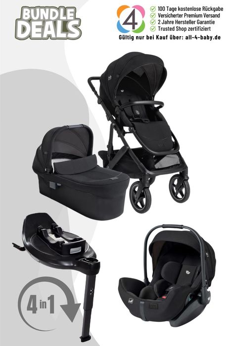 Joie Signature Vinca 4in1 Kinderwagen inkl. i-Level Pro und Isofix Station