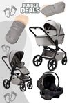 Moon Resea 2.0 Kinderwagen Cozy Spring Set mit Cosmo 2.0