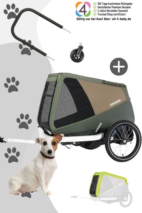 Croozer Dog Enna Flex & Go Bundle (inkl. Buggyset und Regenverdeck)