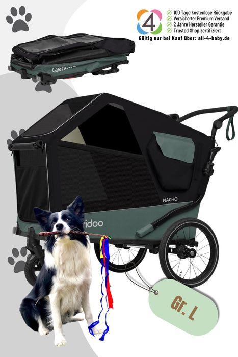 Qeridoo Nacho Hundeanhänger Gr. L