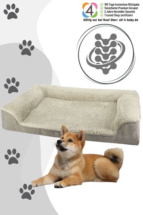 Nobby Pet CALBU Orthopädisches Sofa eckig (100 x 65 cm)
