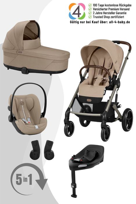 Cybex Balios S Lux Kinderwagen Travel-System Ease Plus M