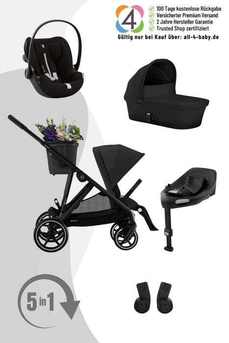 Cybex Gazelle S LUX Travel System - Ease Plus M