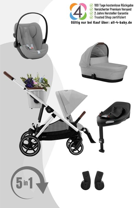 Cybex Gazelle S LUX Travel System - Ease Plus M