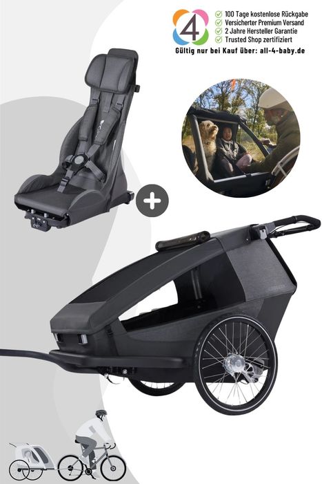 Croozer Yuuna Kid Modul Premium Sitz Bundle (Yuuna + 1 Premium Sitz)