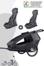 Croozer Yuuna Kid Modul Premium Sitz Geschwister Bundle