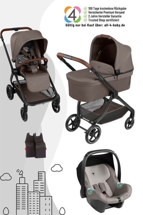 ABC Design City Life 3in1 Set inkl. Tulip Babyschale