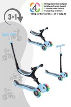 Globber Go-Up Foldable Lights 3-in-1 Kinderfahrzeug