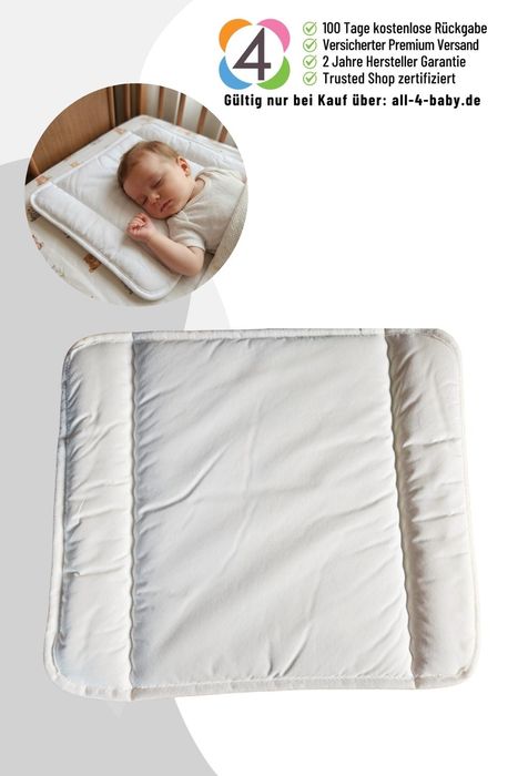 Paradies Peterle® Bio - Babyflachkissen (32 cm x 32 cm)