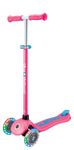 Globber Primo Plus Lights mit Leuchtrollen / 3-Wheels-Scooter