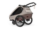 Qeridoo Kidgoo 2 Pro Gen 2 - Kinderfahrradanhänger für 2 Kinder