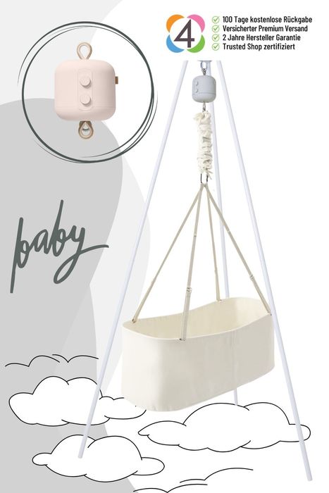 Membantu Cradle Set - Farbe: Natur