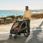 Kinderkraft Nava Walk 2in1 Fahrradanhänger für 2 Kinder