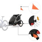 Kinderkraft Nava Walk 2in1 Fahrradanhänger für 2 Kinder