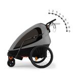 Kinderkraft Nava Walk 2in1 Fahrradanhänger für 2 Kinder
