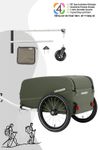 Croozer Cargo Kalle Ride & Wander Bundle - Farbe: Moss Green 