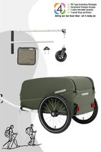 Croozer Cargo Kalle Ride & Wander Bundle - Farbe: Moss Green 