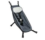 CROOZER Kid Ellma 2in1 Kinderfahrradanhänger inkl. Babysitz - Farbe: Moos Green /Graphite Blue