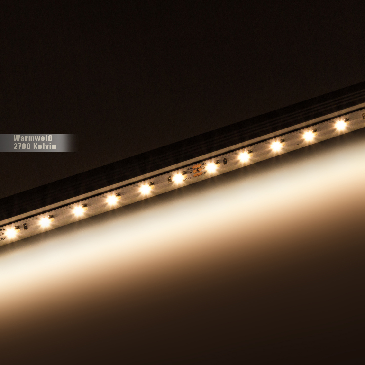 warmweiss 1 m SMD LED Strip Leiste IP20