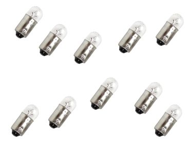 10x BISOMO Glühbirne Standilcht 12V 4W Tacho Lampe