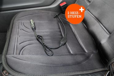 Sitzheizung Auto 12V Comfort-Plus beheizbare Sitzauflage Heizkissen  Heizmatte 2 Heizstufen PKW Stromschutz