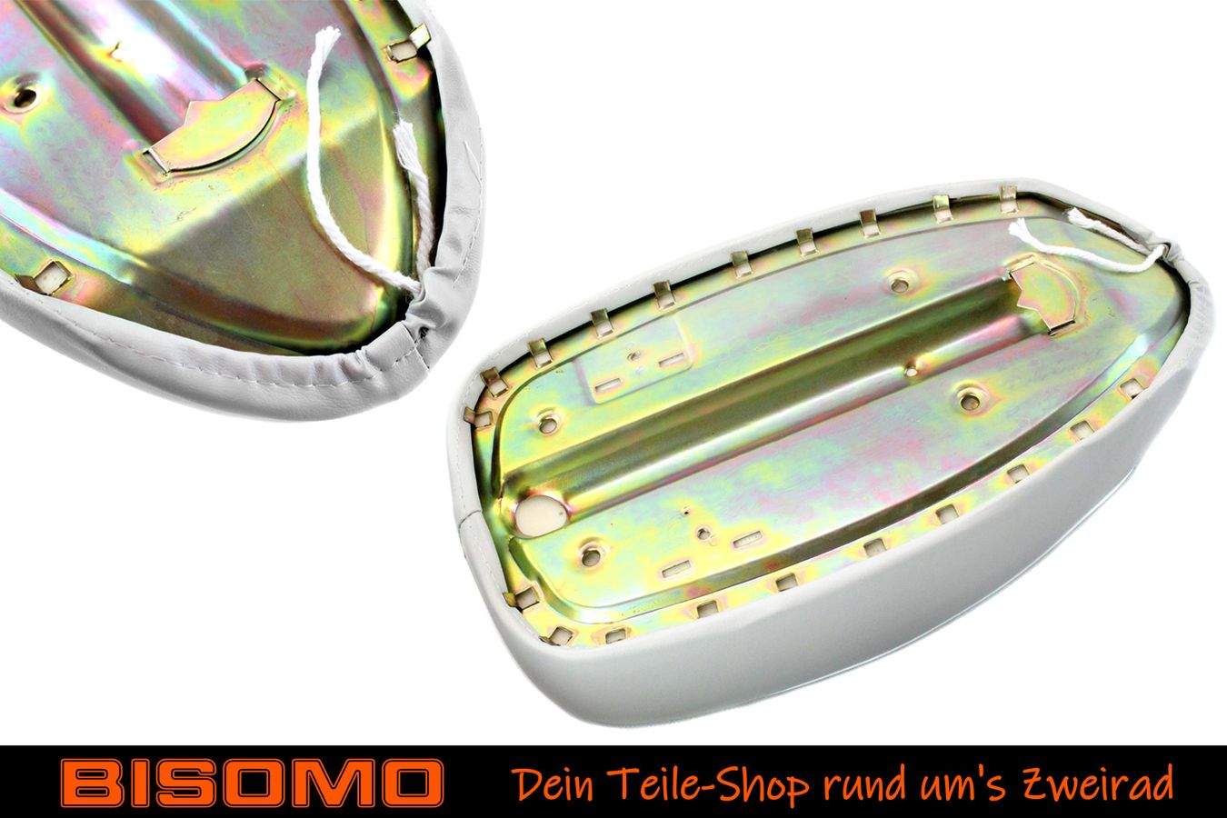 Simson Spatz Sitzbank - Hellgrauer Einzelsitz Ohne Schriftzug