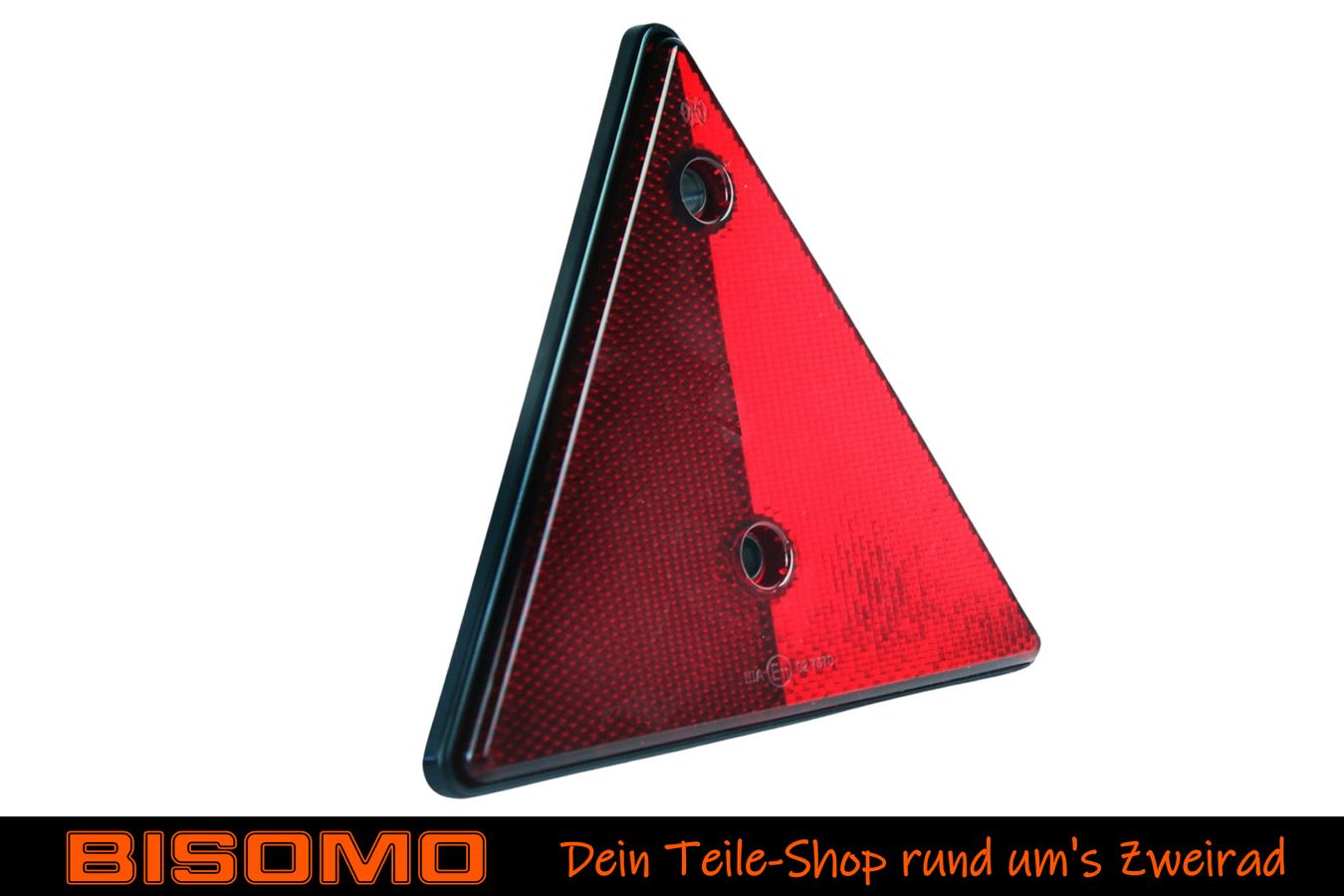 Unitec Riflettore Triangolare Rosso Per Rimorchio, 160 Mm, Da Avvitare, Omologato - 3