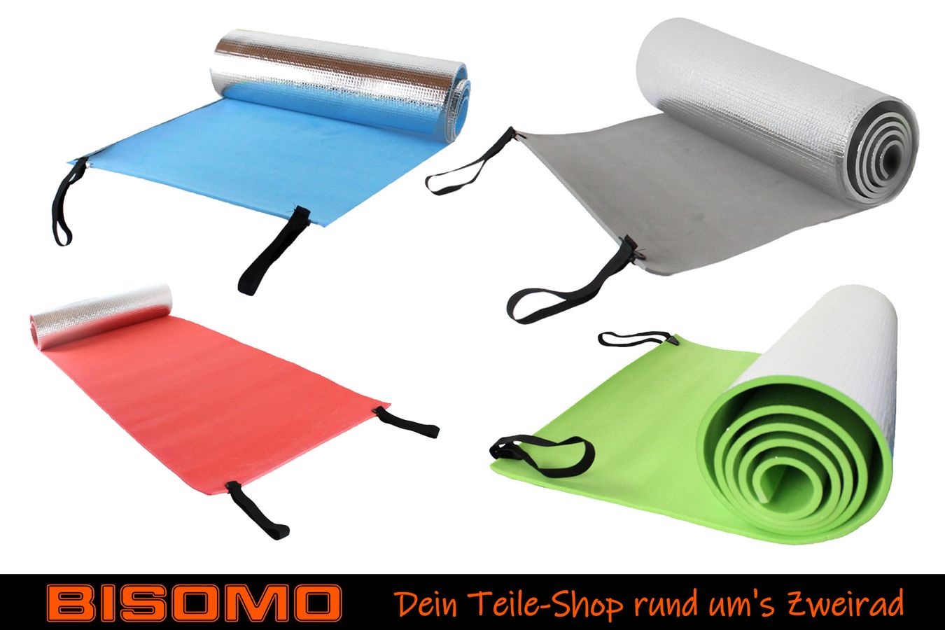 Produktbild von Alu Isomatte Schaummatten | 195x180cm Campingmatte Aus Aluminiumfolie | Faltbare Zeltmatte Bodenmatte Thermomatte | Wasserdichte Aluminium- Campingmatte Für Camping, Wandern, Picknick