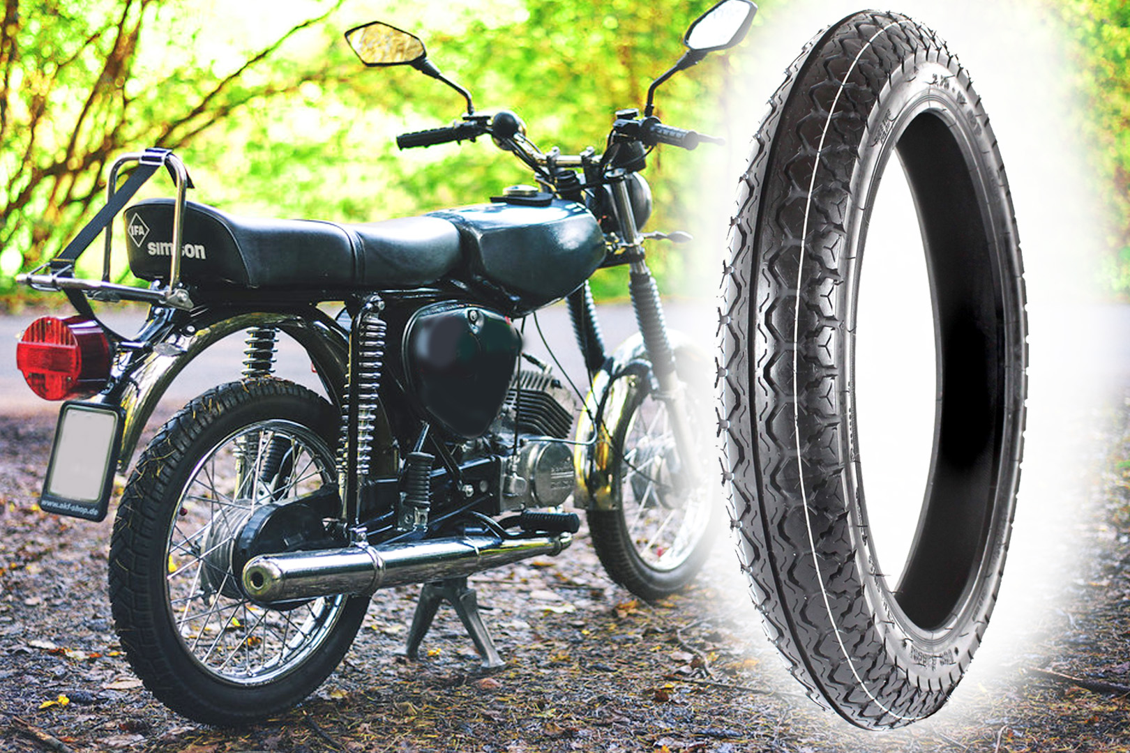 Simson S51 Reifennull