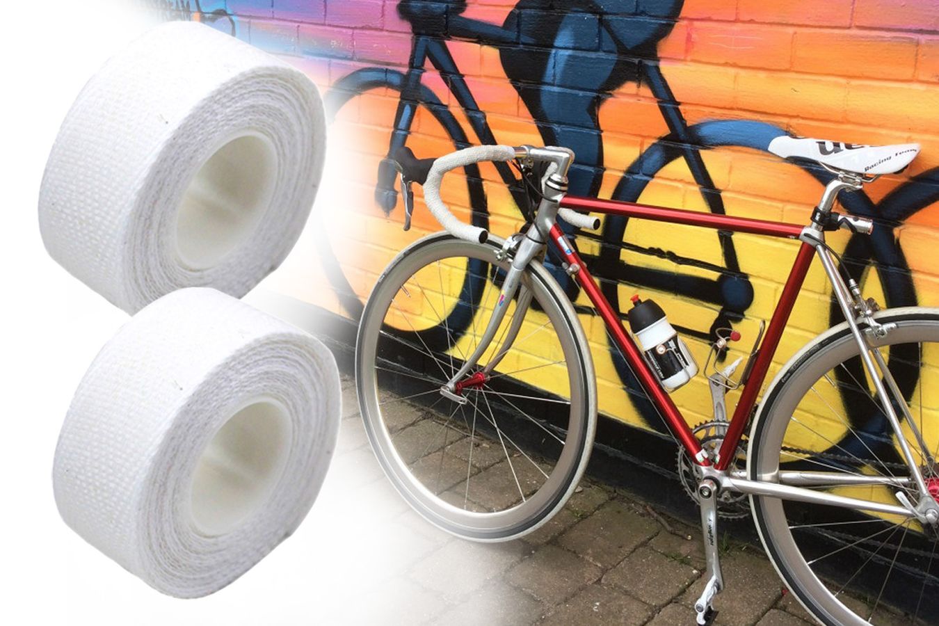 Lenkerband Halterring Silikon - Für Rennrad & Fahrrad Griffe - Fixierband Manschetten Wasserdicht