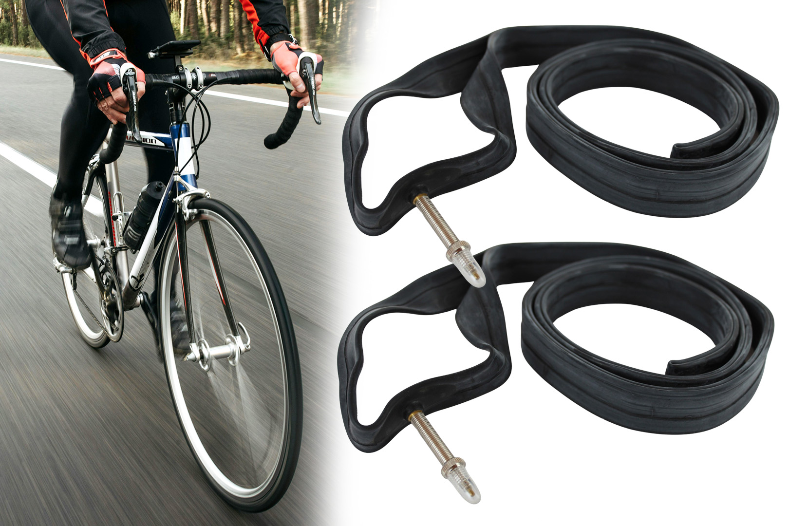 Paket] 2x Fahrradschlauch Schwalbe Nr.15, 27/28 x 0.75 - 1.10 Zoll, 18/28 -  622/630 Rennrad 700c, Sclaverand Ventil SV 40mm, Schlauch 28 Zoll 25-622 |  Bisomo.de