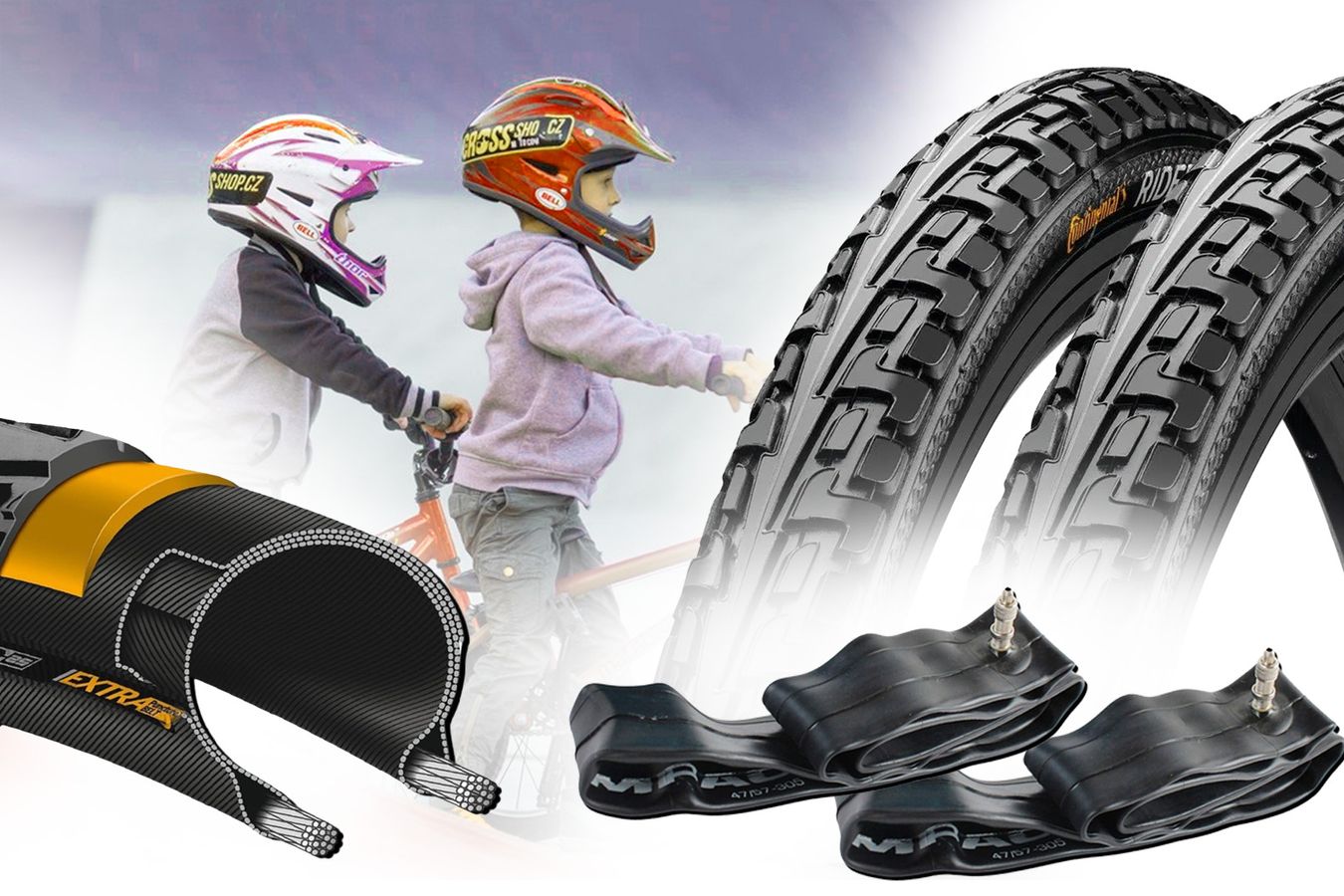 Continental Reifen 28x1,45" 237-622 RIDE Tour E-25 Draht, Creme - View #2