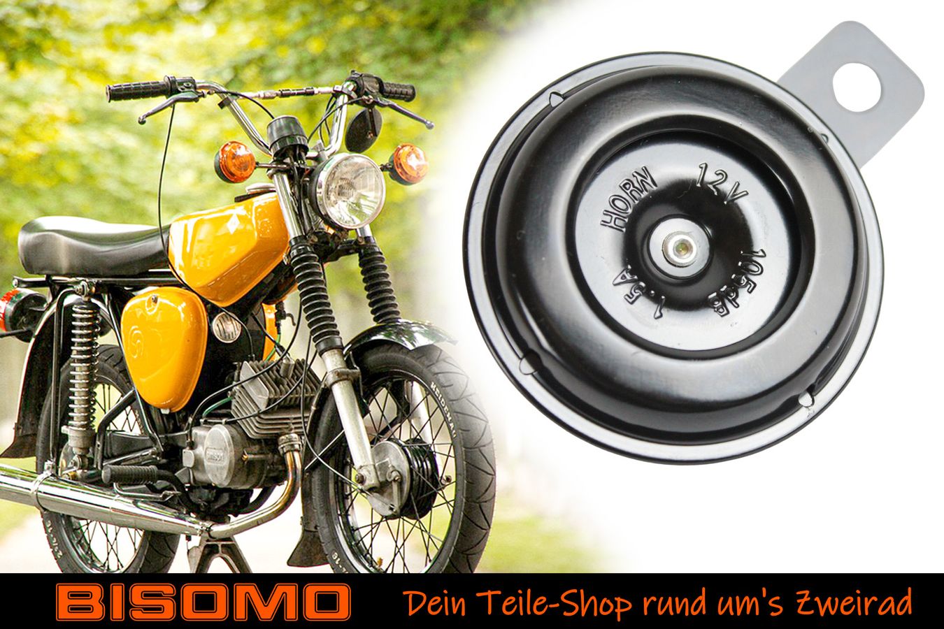 Wasserdichte Hupe 12V Motorradhupe Chrom 12V 110dB - Wasserdichte Universalhupe Für Motorräder Wasserdichte Universalhupe 12V
