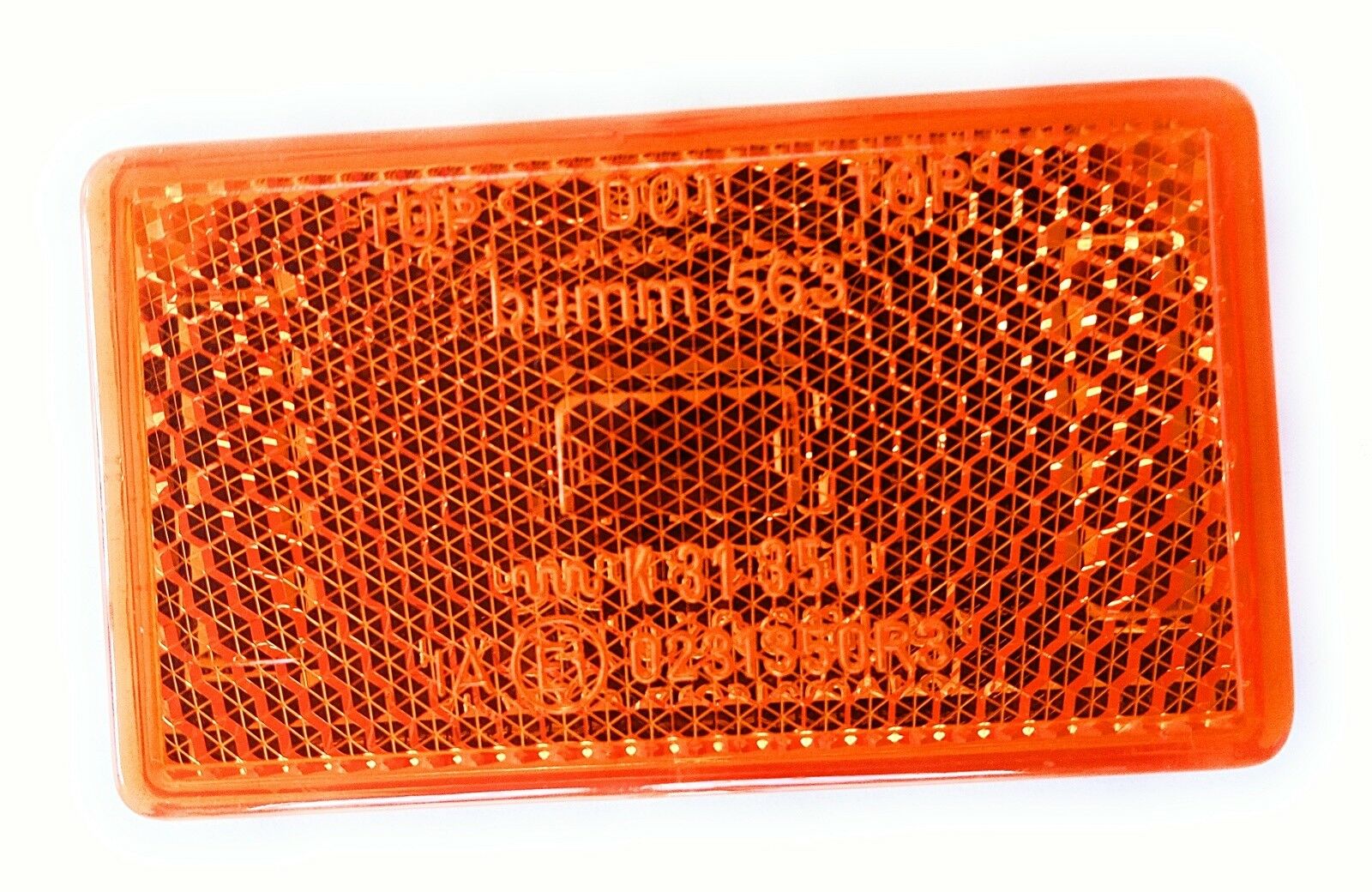 2x Gabel-Reflektoren Gelb Für Fahrrad & Motorrad - Selbstklebend Mit 3M-Kleber