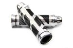 24mm Neu Flammen Griffe Schwarz Rot Quad Roller Moped Mofa Lenkergriffe 22mm 