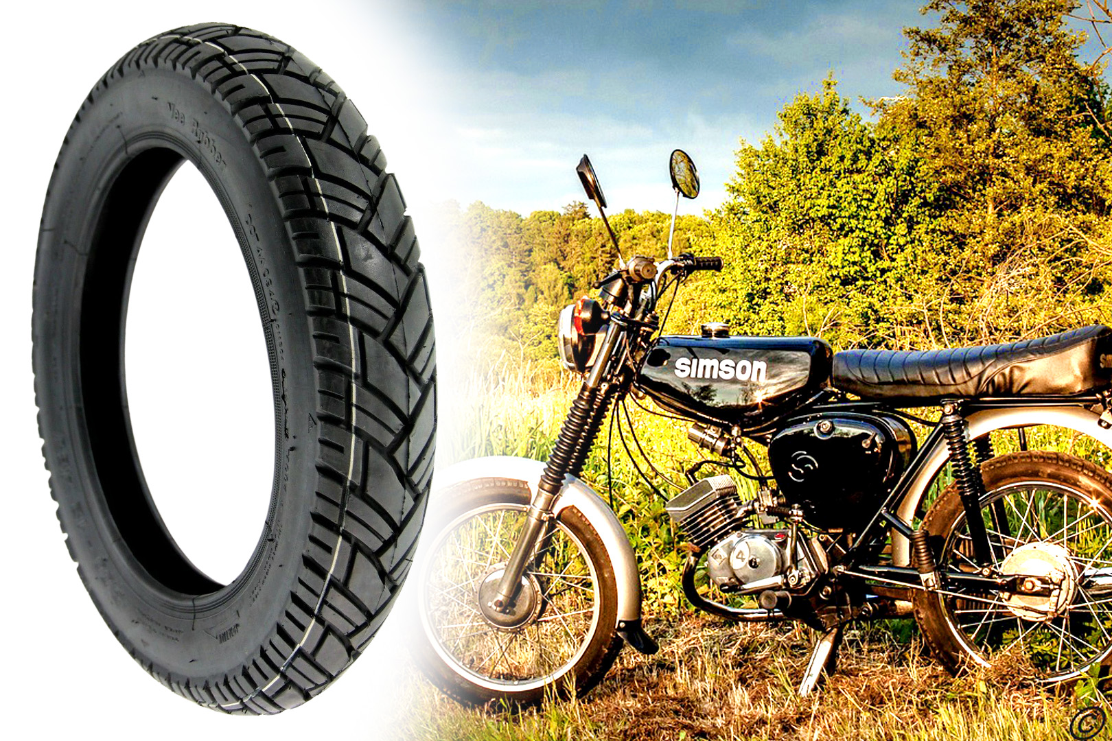 Simson S51 Reifennull