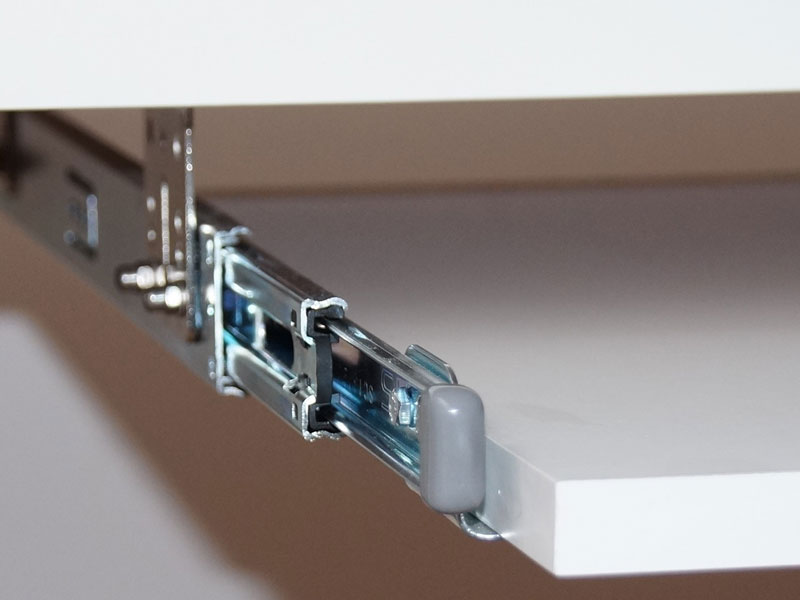 Tastaturauszug weiss 60x30 cm Nutzhöhe 47mm Schublade Auszug für Tastatur