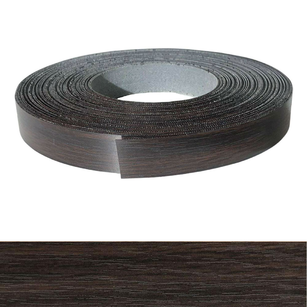 Kantenumleimer Melamin 22mm X 50m - Esche Schwarz Pore Dekor Mit Schmelzkleber