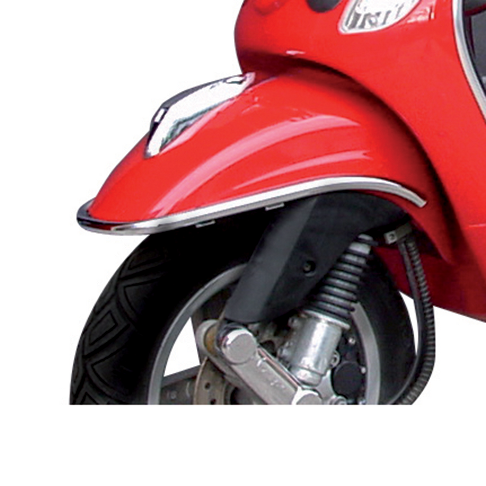 Vespa-verchromter-Stoßschutz-vorderer-Kotflügel-für-Roller-...
