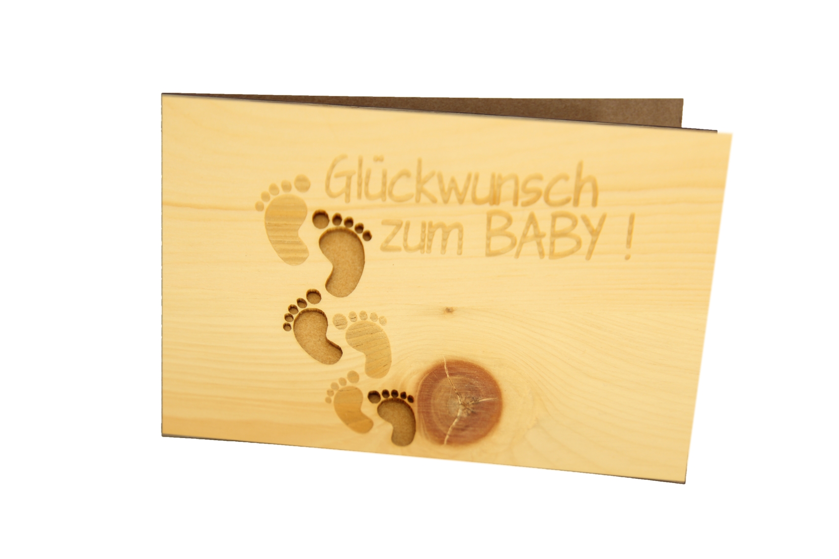 MyZirbe Holzkarte Baum Des Lebens - Handmade Grußkarte Aus Österreich