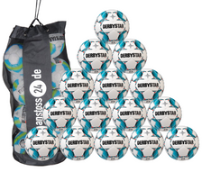 10 x DERBYSTAR Youth Ball - BRILLANT S-LIGHT Dual Bonded incl. ball bag