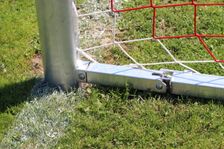 Football goal - Bundesliga - 7.32 x 2.44 m - free net suspension