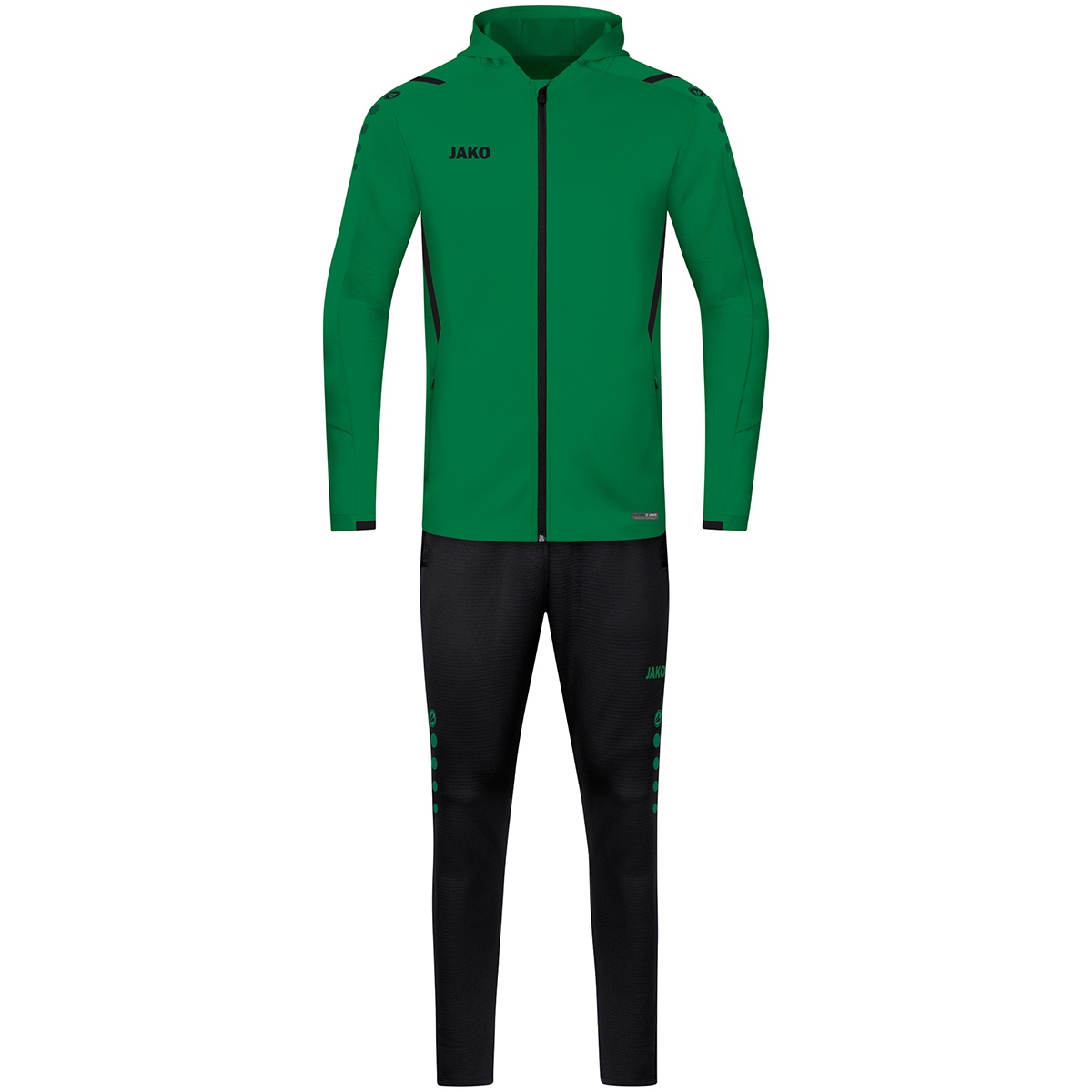 JAKO Giacca Uomo Challenge In Poliestere – Con Cappuccio E Cerniera, Colore Maroon/Navy, Taglia S, Per Sport E Tempo Libero
