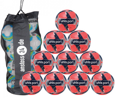 Ballset uhlsport Spielball MATCH ADDGLUE inkl. Ballsack