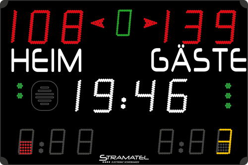 Stramatel Anzeigetafel 452 MD 7000 (Indoor) - 90 m Lesedistanz