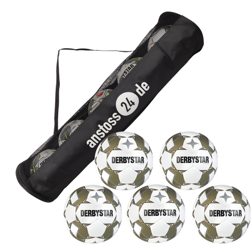 Ballset DERBYSTAR Spielball BRILLANT APS v24 inkl. Ballsack