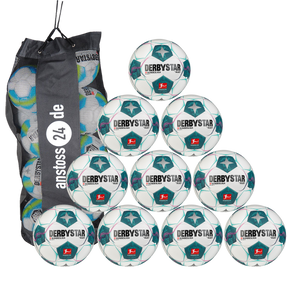 Ballset DERBYSTAR Trainingsball - Bundesliga Brillant TT v24 inkl. Ballsack