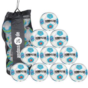 Ballset DERBYSTAR Jugendball - Bundesliga Brillant Replica S-Light v24 inkl. Ballsack