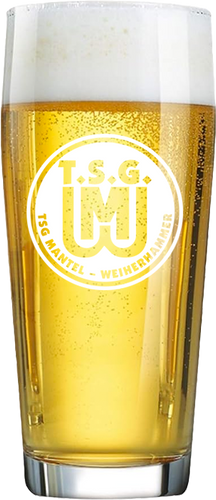 TSG Mantel-Weiherhammer Bierglas 0,4 l