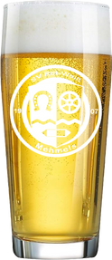 SV Rot Weiß Mehmels Bierglas 0,4 l